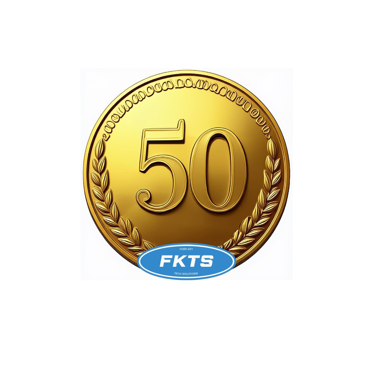 Fifty FORD FKTS Tokens (50pk)