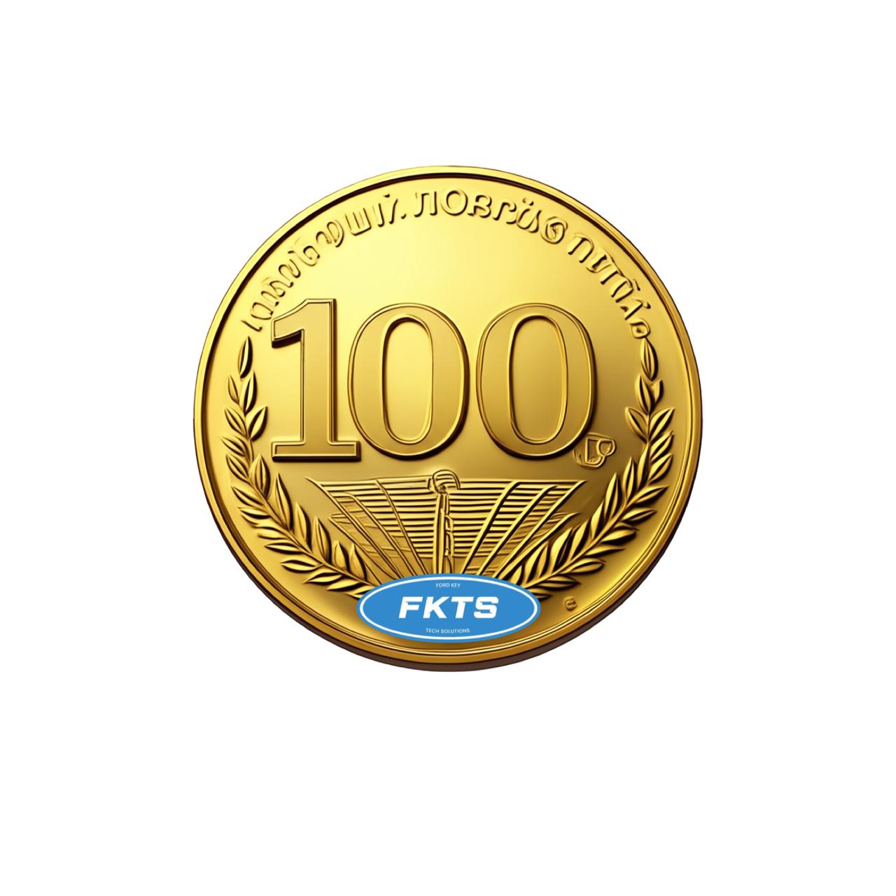 Hundred FORD FKTS Tokens (100pk)